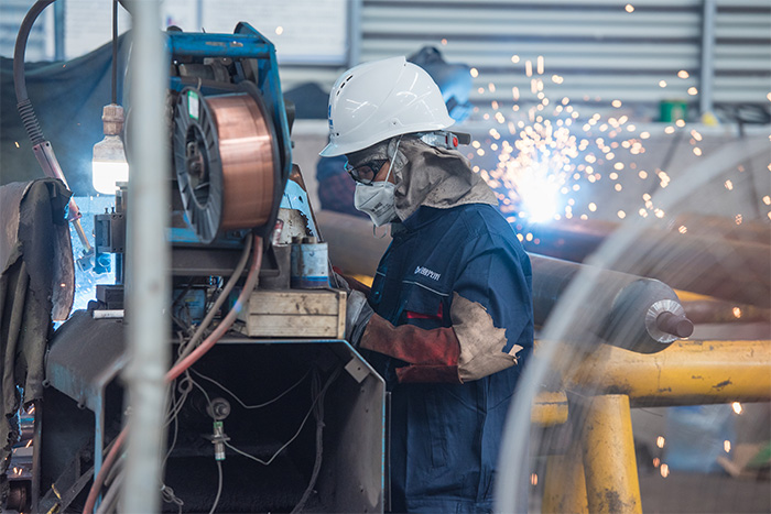 云浮网架焊接车间